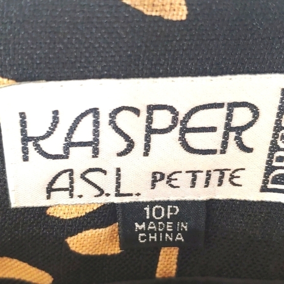 Kasper A.S.L. Petite Short Sleeve Faux Button Up Dress Size 10P - Picture 2 of 5